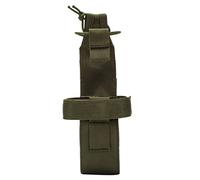 MotiveTech Porte-gobelet Extérieur Étui à Gourde Compatible Molle Nylon Solide Fermeture Cordon Accessoires Adaptés Aux Cyclisme Camping, Vert, 21cm