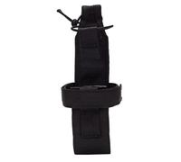 MotiveTech Porte-gobelet Extérieur Étui à Gourde Compatible Molle Nylon Solide Fermeture Cordon Accessoires Adaptés Aux Cyclisme Camping, Noir, 21cm