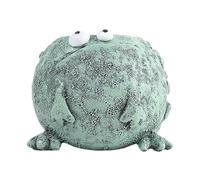 MotiveTech Pot de Fleurs Pot à Plantes Figurine Décorative Récipient en Forme de Grenouille Mignonne en Résine de Qualité Adapté comme Ornement pour Bureau et, Bleu, A