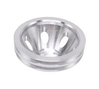 MotiveTech Poulie de Pompe à Eau Courte à Double Rainure, Pièces, Accessoires, Bloc, Lisse 5/8", Remplacement pour 454 396 427, Argent