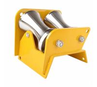 MotiveTech Poulie Tirage Câble Résistant à l’usure Poulie Pose Câble Industriel Outillage pour Électriciens, Chantier, Double Roue De Puits En Acier