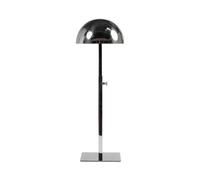 MotiveTech Présentoir à Chapeaux en Acier Inoxydable Gain Place Présentoir à Chapeaux en Forme Dôme Robuste pr Vêtements, Comptoirs Vente, Argent Brillant, Demi