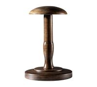 MotiveTech Présentoir à Chapeaux, Porte-perruques, Support de Rangement Stable, Porte-chapeaux Rond Portable sur Piédestal pour Divers Chapeaux, Perruques et Cha, Brun, Petit