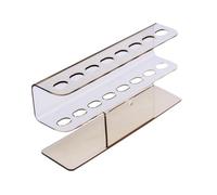 MotiveTech Présentoir pour Pinces à épiler, Organisateur de Pinces à épiler, Accessoires Multifonctionnels, Léger, avec 8 Trous, Support pour Pinces à épiler de, CafÉ