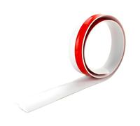 MotiveTech Profilé de Jonction de Sol de 2 M, Profilé Stratifié Découpable, Garniture de Bord de Porte pour Seuils Recouverts de Moquette, Rampes D'accès, Blanc