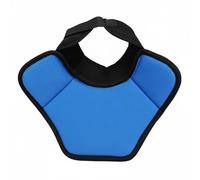 MotiveTech Protège-Cou Hockey sur Glace Garde-Nuque Protection Cou Collier Cervical avec Renfort PE Sécurisant Extérieur Déperlant Respirant Sangle , Color to 2 , L
