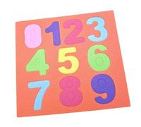 MotiveTech Puzzle de Forme Tapis Éducatif En Mousse EVA Planche de Correspondance Des Formes Jouet D'Apprentissage Précoce Jeu Interactif Adapté à L'Éveil, Nombre