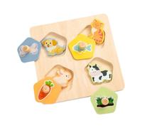 MotiveTech Puzzles En Bois pour Enfants, Salle de Jeux, Maison, Trieur de Formes, Jouet