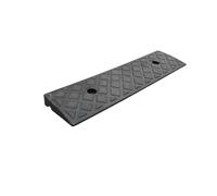 MotiveTech Rampe de Bordure Rampe de Pont de Rampe Mobile En Matériau Résistant avec Surface Stable Installation Rapide Adaptée à Accès pour Personne, H 3cm Noir