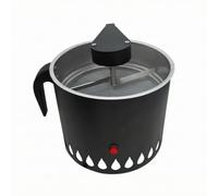 MotiveTech Refroidisseur Rotatif peu Encombrant Tamis à Mailles Fines, Refroidisseur Café Rotatif, pr Torréfaction Domestique, Noir
