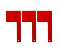 MotiveTech Remplacement de Boîte Aux Lettres, Accessoires de Boîte Aux Lettres En Acrylique Professionnels, Installation Facile, Couleur Rouge pour Les Boîtes D&, 15x7cm