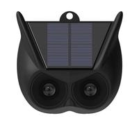 MotiveTech Répulsif Solaire pour Animaux Nocturnes, lumière Clignotante, pour Jardin, Maison, extérieur, pour rongeurs et Pigeons