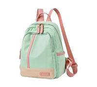 MotiveTech Sac à Dos Femme Sac à Main Oxford Sac à Dos Imperméable Sacoche Ordinateur Portable Grande Capacité Adapté Aux Études Shopping Déplacements, Vert Clair