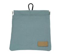 MotiveTech Sac à Friandises pour Chien Sac de Récompenses Pochette D'Éducation et Distributeur de Nourriture en Toile avec Mousqueton Adapté pour Le Dres, Gris