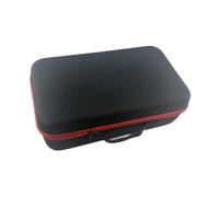 MotiveTech Sac de Rangement pour Perceuse électrique, étui Rigide En EVA avec Poignée et Fermeture à Glissière, Léger pour Outils à Main et Scies, Fermeture éclair Rouge