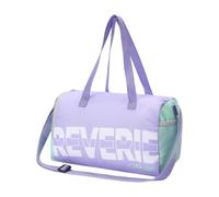 MotiveTech Sac de Sport de Bagage Cabine Sac avec Compartiment Chaussures et Passant pour Valise en Polyester Adapté pour Courts Séjours, Violet