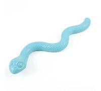 MotiveTech Serpent Sonore Mâchouillable Jouet Chien Interactif Snake Sifflet Jouet de Morsure Anneau Silicone Résistant Favorise l'Hygiène Orale et Réduit la, Bleu