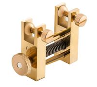 MotiveTech Serre-Joint Luthier En Laiton Serre-Joint Bordure Réglable Outil pour Luthiers, 2 Griffes