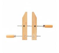 MotiveTech Serre-Joint Parallèle Double Filetage Pince à Pression Réglable Robuste Presse D'établi pour Menuisiers, 10 Inch