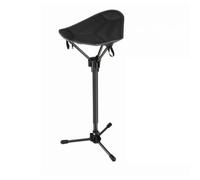 MotiveTech Siège Trépied Pliable Réglable | Assise en Tissu Oxford 900D, Pliable ngle Transport, Compact, Télescopique, pr Pêche, Campeurs, Noir, Tabouret Trépied