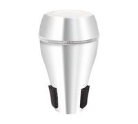 MotiveTech Sourdine Droite pour Trombone BB, Facile à Installer, Affaiblit Le Son Du Trombone pour Débutants et Les Mélomanes, Argent