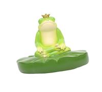 MotiveTech Statue de Grenouille pour Jardin, Décoration D'étang, Figurine de Grenouille, Sculpture Animale En Résine pour Porche, Piscine, Patio, Usage Intér, Méditation
