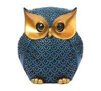 MotiveTech Statue de Hibou, Figurine Animale Compacte et Moderne, Décoration D'étagère, Sculpture Animale, Figurine de Hibou pour Salon, Chambre à Coucher