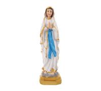 MotiveTech Statue de Marie En Résine, Décoration D'intérieur avec Mains Jointes, Artisanat Religieux, Size S