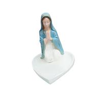 MotiveTech Statue de Prière, Plateau à Bijoux, Cadeau, Boîte Décorative pour, Organisateur de Bijoux pour Pendentifs, Vitrine de Table, Marie Petite
