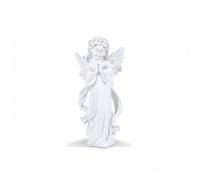 MotiveTech Statuette d'ange en Prière Sereine Figurine d'ange Expressive Statue pour Salon, Petit, Ange Fille Blanc - Petite Taille 7.5x5.5x15.5cm