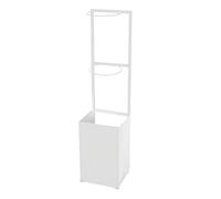 MotiveTech Support de basket-ball, étagère de rangement pour volley-ball, support pour balles de maternelle pour chambre d'enfant, salle de sport à domicile, Blanc