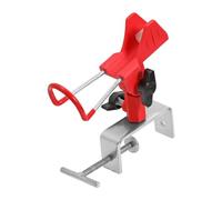 MotiveTech Support de Canne à Pêche pour Bateaux, Polyvalent, Antidérapant, Amovible, avec Pince pour Bords, Garde-Corps pour Yachts, Canoës et Kayaks, Rouge