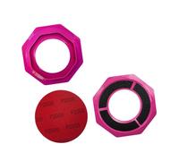 MotiveTech Support de Disque de Ponçage pour Boules de Bowling, Base de Boule, Outil Professionnel et Pratique pour La Finition et Le Polissage Des, Rose