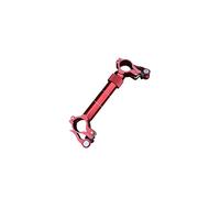 MotiveTech Support de Parapluie pour Chaise de Pêche Pince Montage Aluminium Base Robuste Installation Facile Polyvalent Adapté pour Plage Boucle Jardin Terrasse, Rouge