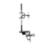 MotiveTech Support de Percussion pour Cloche Agogo Support de Cloche Pince de Batterie Fixation Percussion Réglable en Acier Carbone Convient aux Entraînements Concerts Enregistrements