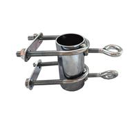 MotiveTech Support de pont pour porte-parapluie avec support fixe et pince, pour tube de 5 x 7 cm