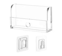 MotiveTech Support de Télécommande Universel pour Ouvre-porte de Garage. Boîtier Mural En Acrylique pour Votre émetteur Portatif, Clair