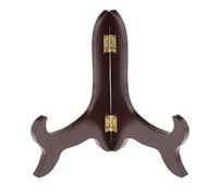 MotiveTech Support en Bois Porte-Assiette Présentoir à Gâteaux de Thé Support à Tableau Structure Pliable Finition Bois Destiné aux Passionnés de Beaux-Arts, 15.3cm