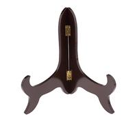MotiveTech Support en Bois Porte-Assiette Présentoir à Gâteaux de Thé Support à Tableau Structure Pliable Finition Bois Destiné aux Passionnés de Beaux-Arts, 25,4cm