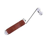MotiveTech Support Instrument Repose-jambe Guitare Accessoire pour Instrument en Fer Sangle Cuir Synthétique Portable Fixation Ventouse Convient Pratique Scène Maison