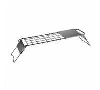 MotiveTech Support Réglable Extérieur Desserte, Table Pliante Télescopique À Tube Rond - 1 Plateau De Table, 2 Grilles De Table