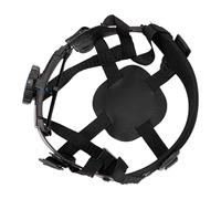 MotiveTech Suspension de Casque de Sécurité Doublure de Remplaçable Coussinet Absorbant Les Impacts Attache Simple Amortisseur Respirant Matériau Résistant à L', Bouton Noir à 4 Points