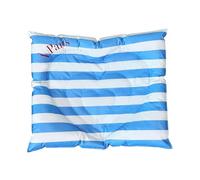 MotiveTech Tapis Rafraîchissant Lit pour Animaux Matelas de Couchage Coussin D'Été et Tapis de Niche Résistant à l'usure pour Un Usage Intérieur et Extérieur, Rayé Bleu et Blanc