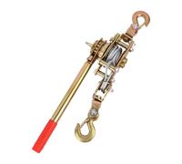 MotiveTech Tendeur à Cliquet pour Corde, Tendeur à Double Crochet, Robuste, Portable, Facile à Utiliser, Poulie à Cliquet, Treuil Manuel à Manivelle pour Camion, 1 Tonne