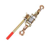 MotiveTech Tendeur à Cliquet pour Corde, Tendeur à Double Crochet, Robuste, Portable, Facile à Utiliser, Poulie à Cliquet, Treuil Manuel à Manivelle pour Camion, 2 Tonnes