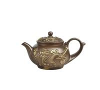 MotiveTech Théière En Métal Vintage Théière avec Couvercle Vaisselle pour Bureau, Café