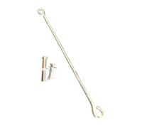 MotiveTech Tige de Piston de Pompe à Pichet En Fonte 75#, Goupille Fendue, Composants Essentiels, Support de Piston, Pièces de Rechange pour étang de Jardin