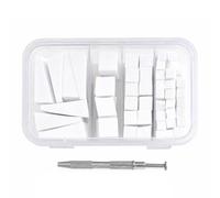 MotiveTech til Manucure Professionnel Kit D'éponges à Ongles til Préhension Rangement En Acier Inoxydable,