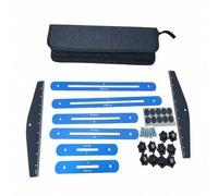 MotiveTech til Traçage D's c Rangement Précis Gabarit Mesure c Rangement pr Bricoleurs, Boîte Jauge Bleu