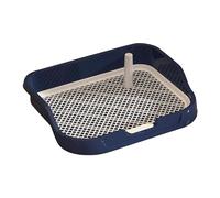 MotiveTech Toilettes D'entraînement pour Animaux de Compagnie avec Grilles en Filet pour Une Utilisation en Intérieur, Marine